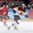 PRAGUE, CZECH REPUBLIC - MAY 5: Fog sets in as Germany's Patrick Hager #50 and Switzerland's Matthias Bieber #48 look on during preliminary round - 2015 IIHF Ice Hockey World Championship. (Photo by Andre Ringuette/HHOF-IIHF Images)

